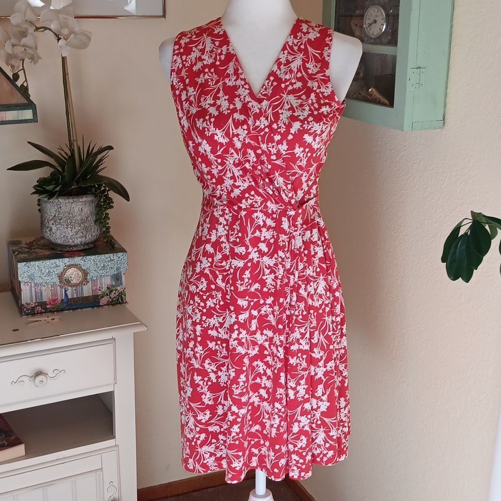 HaiL3y:23 Red And White Dress. Tomato Girl
